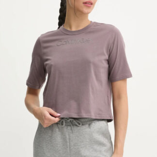 Calvin Klein Sport Women's Purple Cotton T-shirt