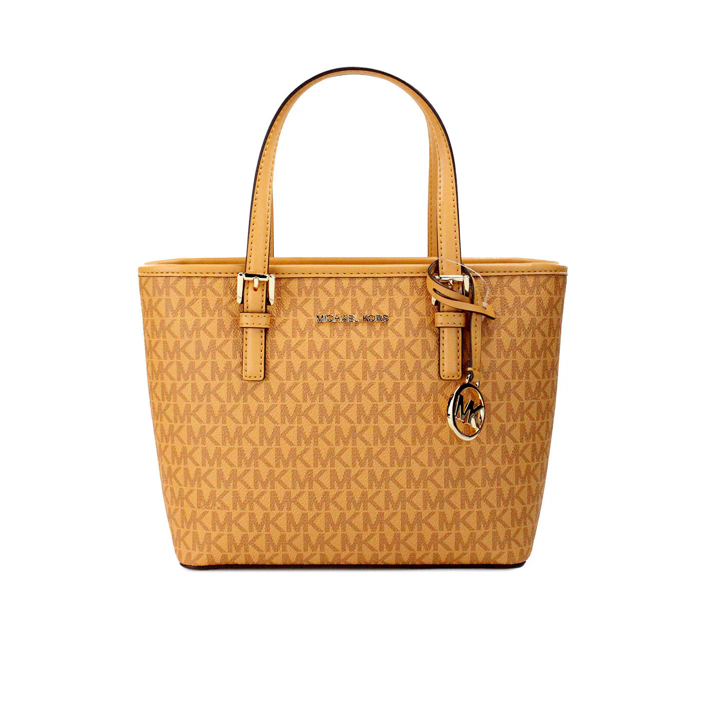 Michael Kors Jet Set XS Carryall Top Zip Tote Bag in Cider