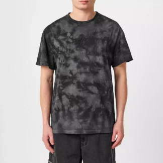 Alexander McQueen Tie-Dye Skull Logo T-Shirt