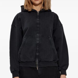 Balenciaga Urban Zip-Up Hoodie with Vintage Design