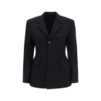 Balenciaga Hourglass Double-Breasted Blazer Jacket – Tailored Elegance