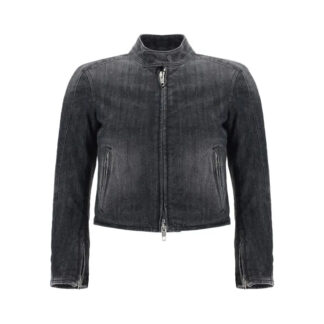 Balenciaga Cotton Shrunk Racer Jacket