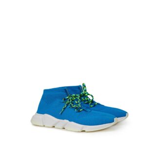 Balenciaga Speed Lace-Up Trainers Light Blue