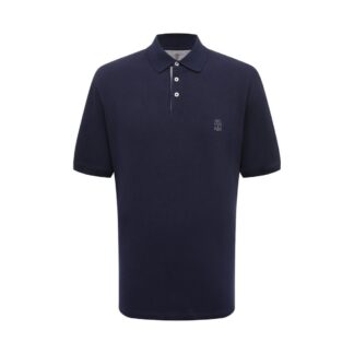 Brunello Cucinelli Cotton Polo Shirt with Iconic Logo