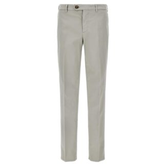 Brunello Cucinelli Slim Fit Cotton Pants with Classic Design