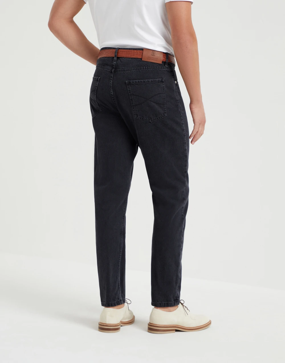 Brunello Cucinelli Men's Cotton Denim Pants - Image 3