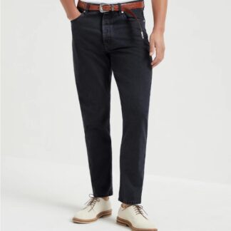 Brunello Cucinelli Men's Cotton Denim Pants