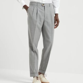 Brunello Cucinelli Virgin Wool Pants for Men