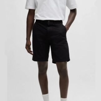 Boss Men's Black Plain Shorts