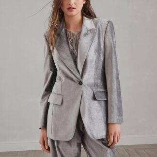 Brunello Cucinelli Cotton Velvet Blazer Jacket