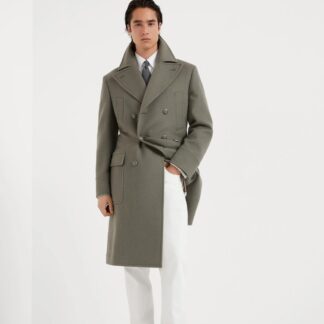 Brunello Cucinelli Wool Double-Breasted Coat