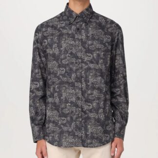 Brunello Cucinelli Cotton Shirt with Paisley Design