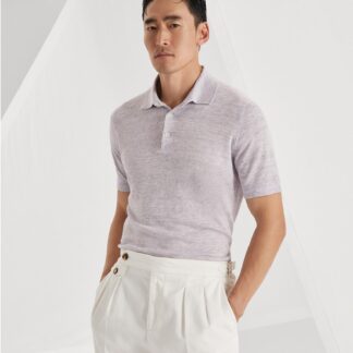 Brunello Cucinelli Linen Polo Shirt – Premium Mélange Classic