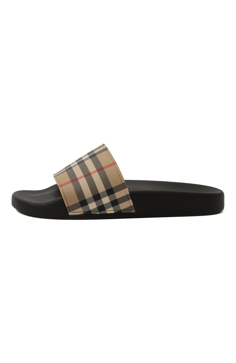 Burberry Furley Sandals with Iconic Check Pattern and Logo Insole - Image 3