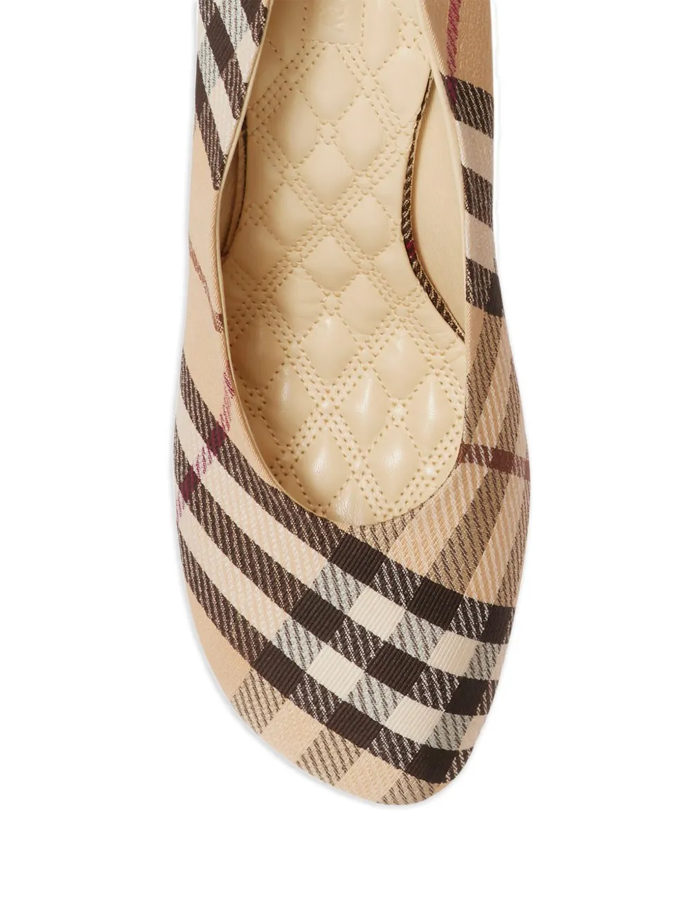 Burberry Archivio Check Baby Pumps with Stiletto Heel - Image 7