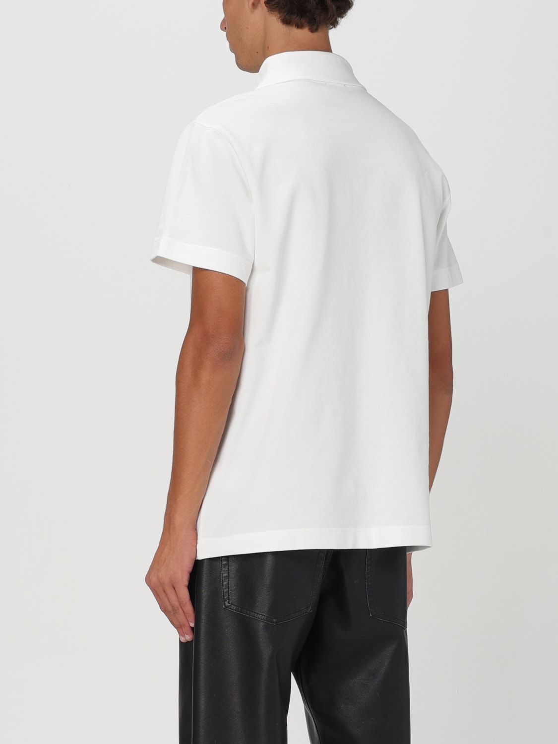 Burberry Cotton Polo Shirt with Equestrian Knight Logo - Image 5