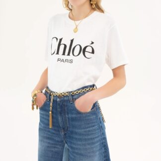 Chloé Monogram Cotton T-Shirt