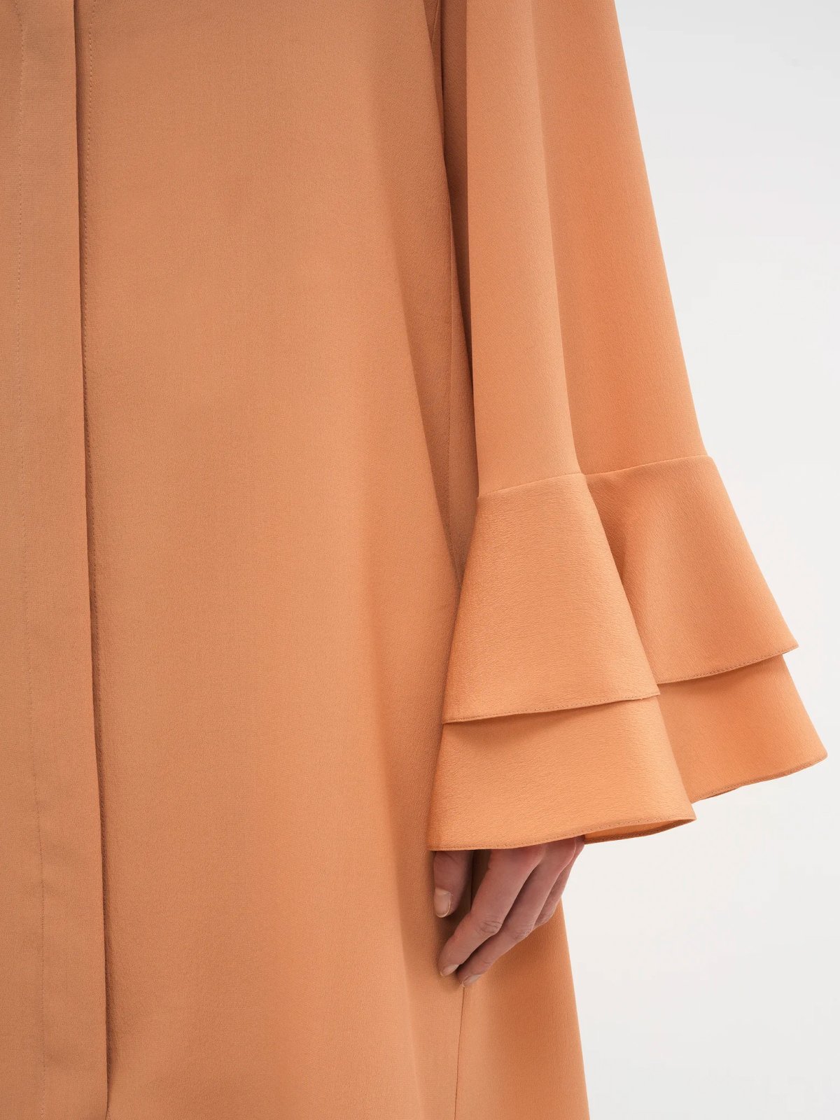 Chloé Silk Chemisier Midi Dress - Image 4