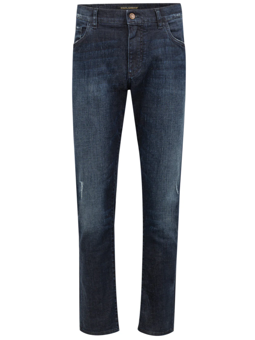 Dolce & Gabbana Blue Cotton Jeans & Pants - Image 2