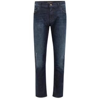 Dolce & Gabbana Blue Cotton Jeans & Pants
