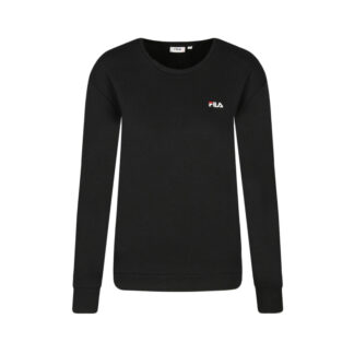 Fila Organic Cotton Brushed Crew Neck Sweatshirt with Embroidered Logo