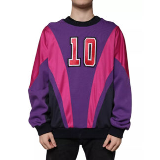 Dolce & Gabbana Multicolor Crew Neck Men’s Sweatshirt Sweater