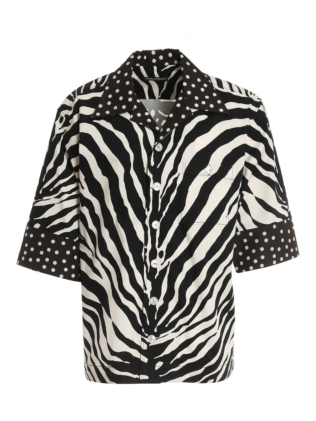 Dolce & Gabbana Oversized Animal Print Button-Down Shirt - Image 6