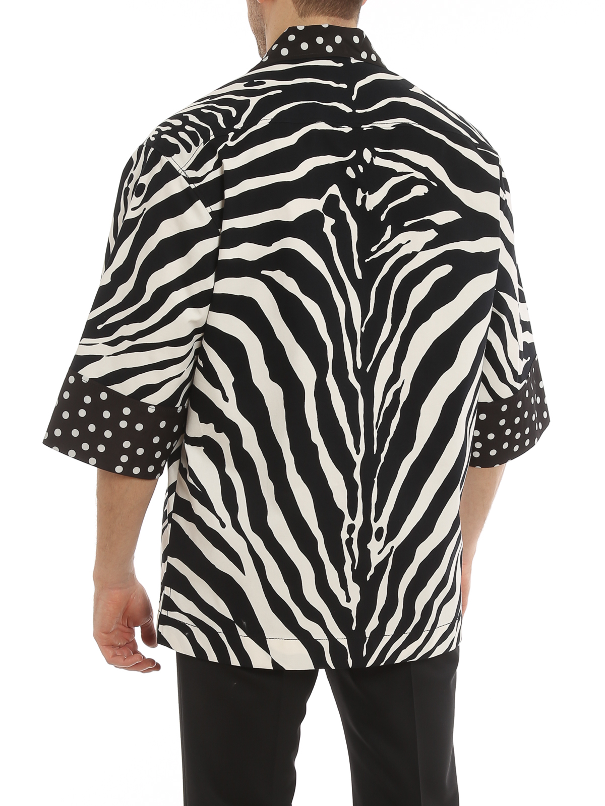 Dolce & Gabbana Oversized Animal Print Button-Down Shirt - Image 4
