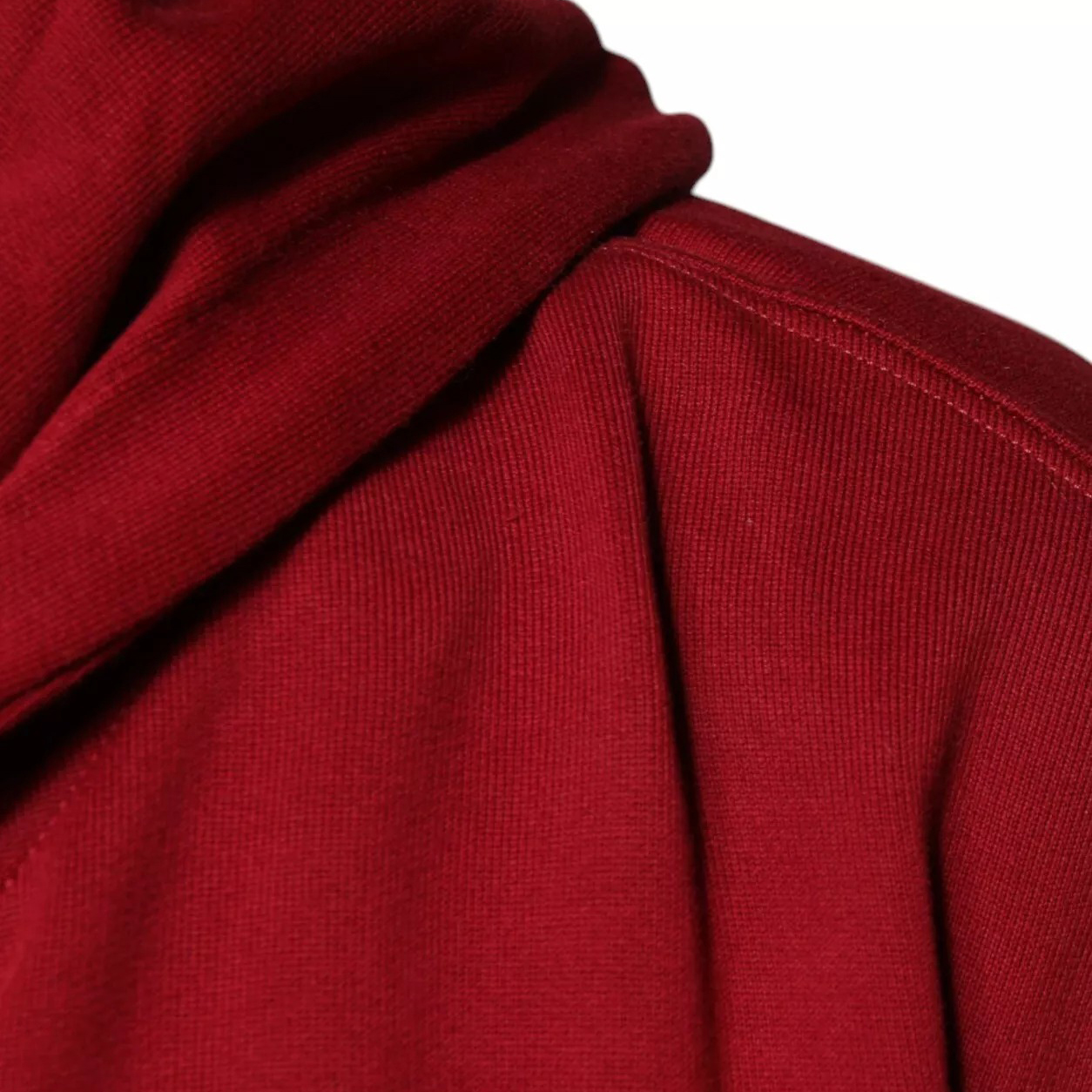 Dolce & Gabbana Red Hooded Full Zip Sweatshirt - Image 5