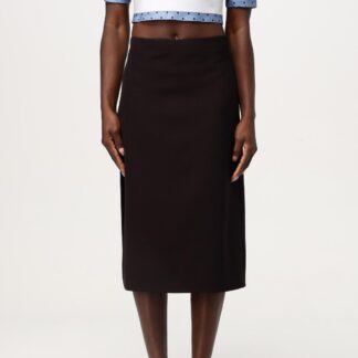 Fendi Wool Midi Skirt