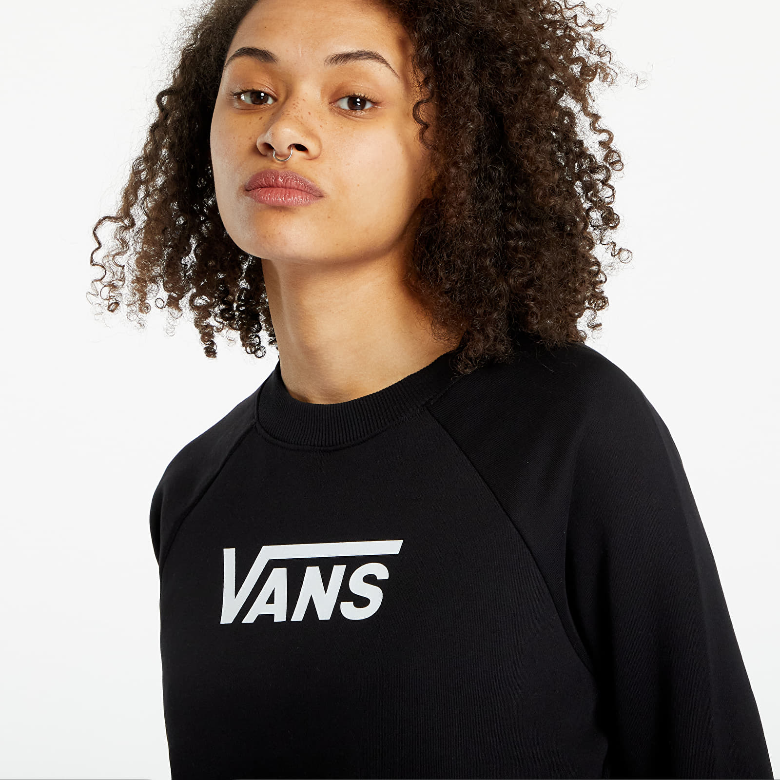Vans Women's Black Long-Sleeved Sweatshirt - Image 3