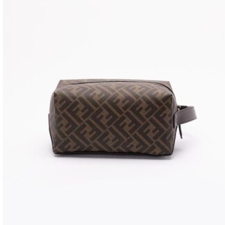 Fendi FF Patterned Leather Beauty Case - Stylish and Practical Accessory