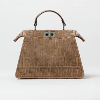 Fendi FF Velvet Handbag