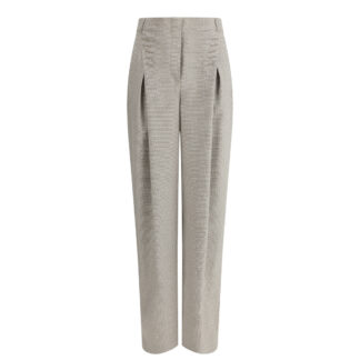 Fendi Pied-de-Poule Wool Pants