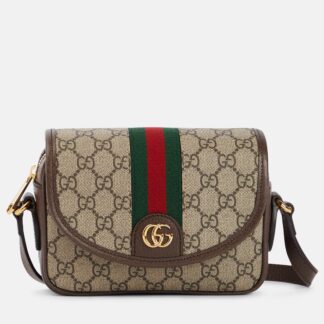 Gucci Canvas Mini Shoulder Bag with GG Logo