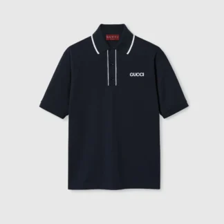 Gucci Cotton Polo Shirt with Iconic Monogram