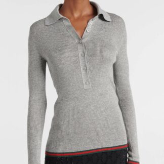 Gucci Cashmere Polo Sweater