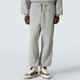 Gucci Cotton Sweatpants with Iconic Side Bands