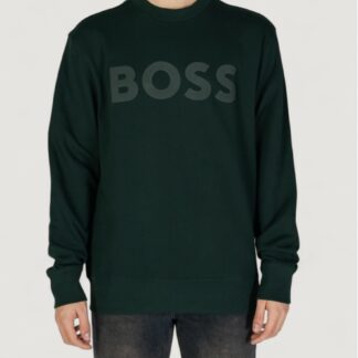 Boss Green Cotton Sweatshirt for Men