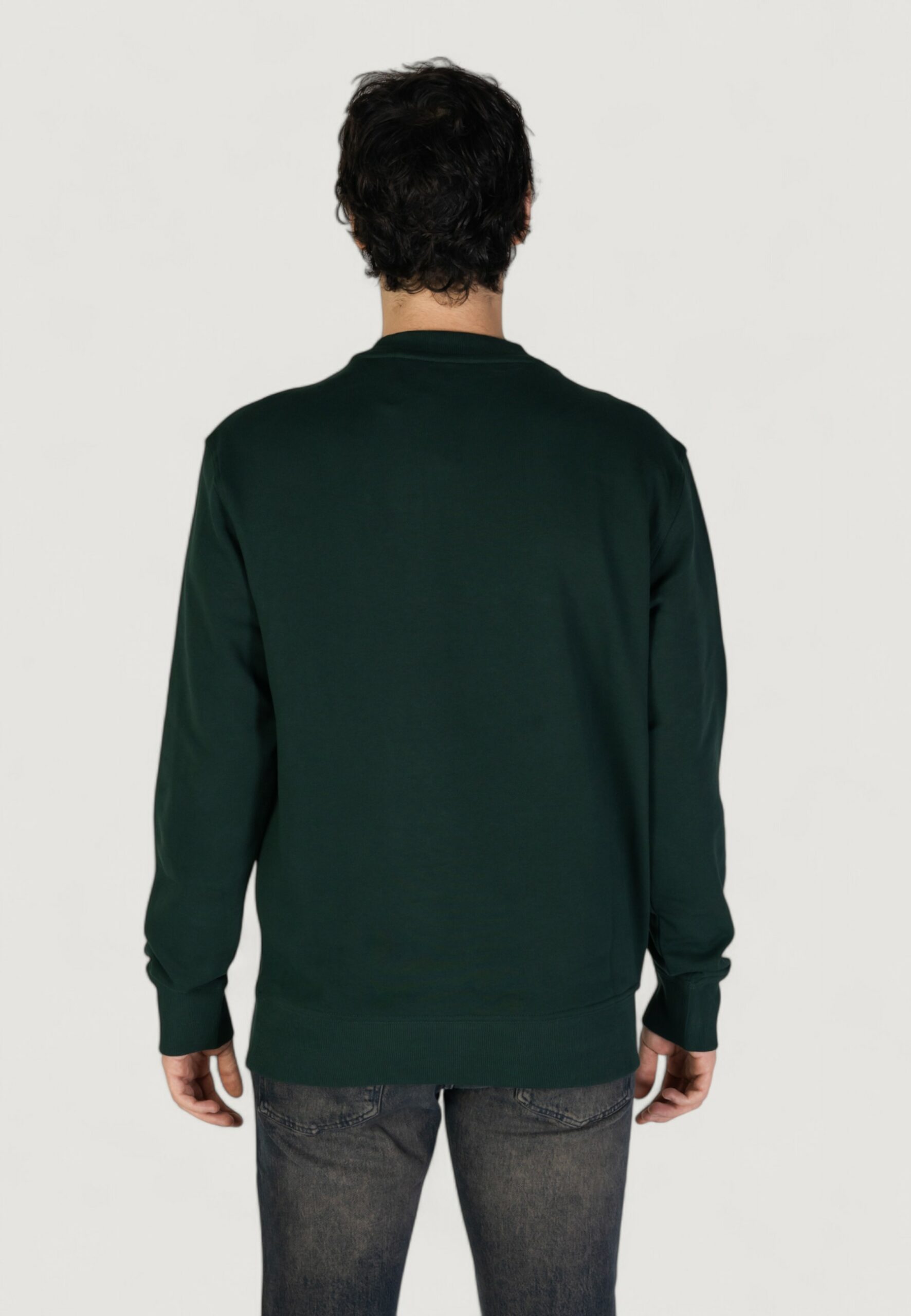 Boss Green Cotton Sweatshirt for Men - Image 4