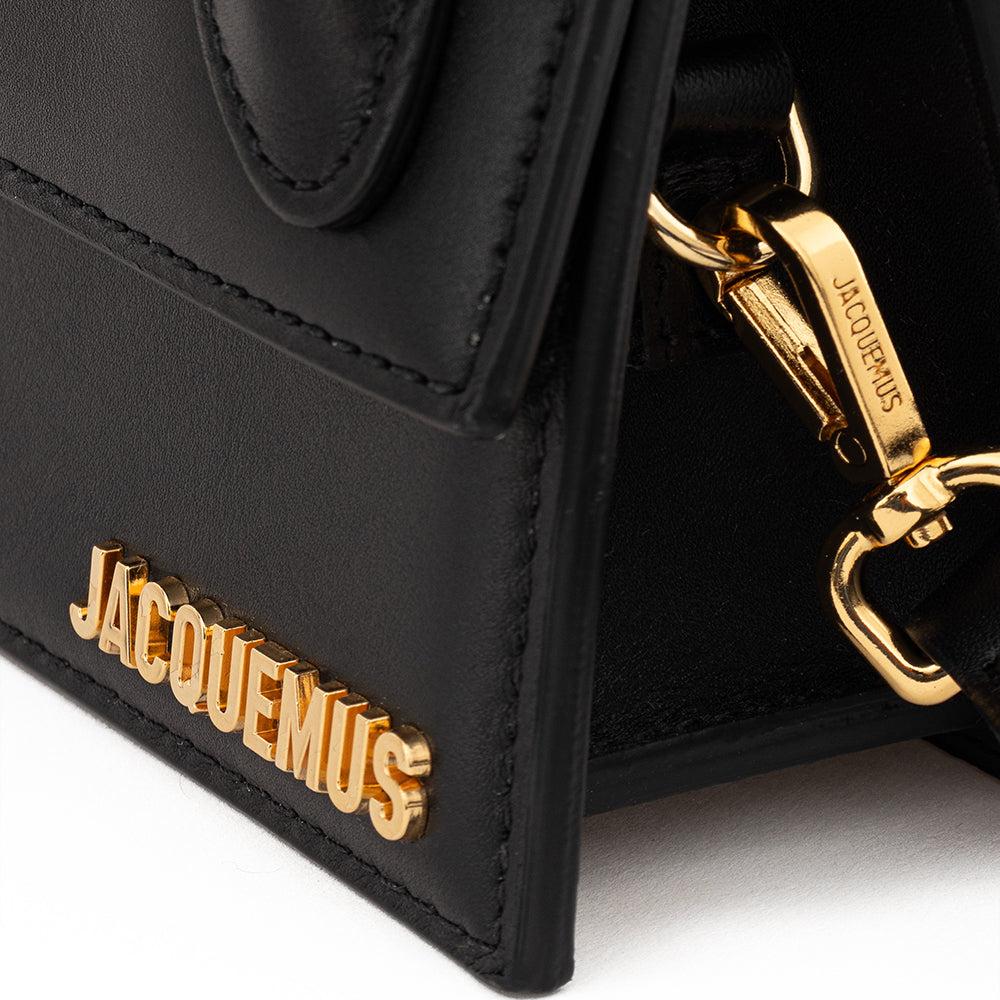 Jacquemus Le Chiquito Long Black Leather Handbag - Image 6