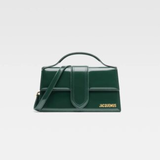 Jacquemus Green Leather Shoulder Bag