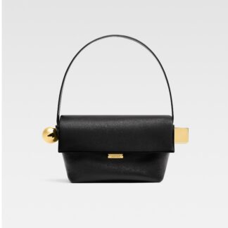 Jacquemus Le Rond Carré Leather Shoulder Bag