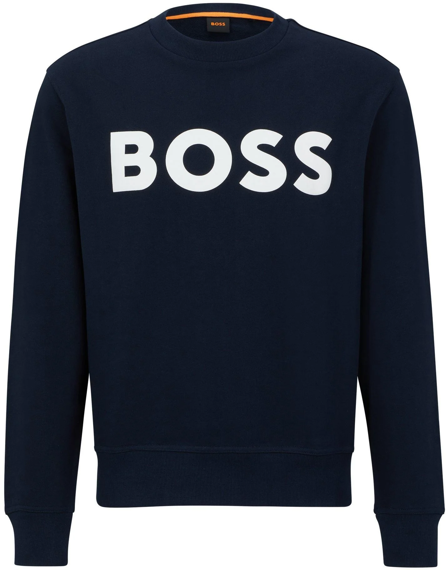 Boss Men’s Blue Cotton Sweatshirt - Image 6