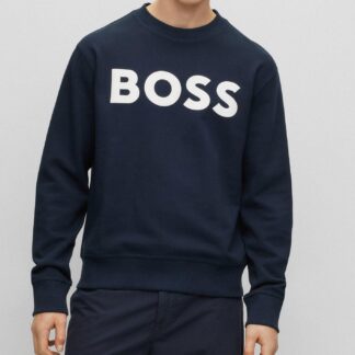 Boss Men’s Blue Cotton Sweatshirt