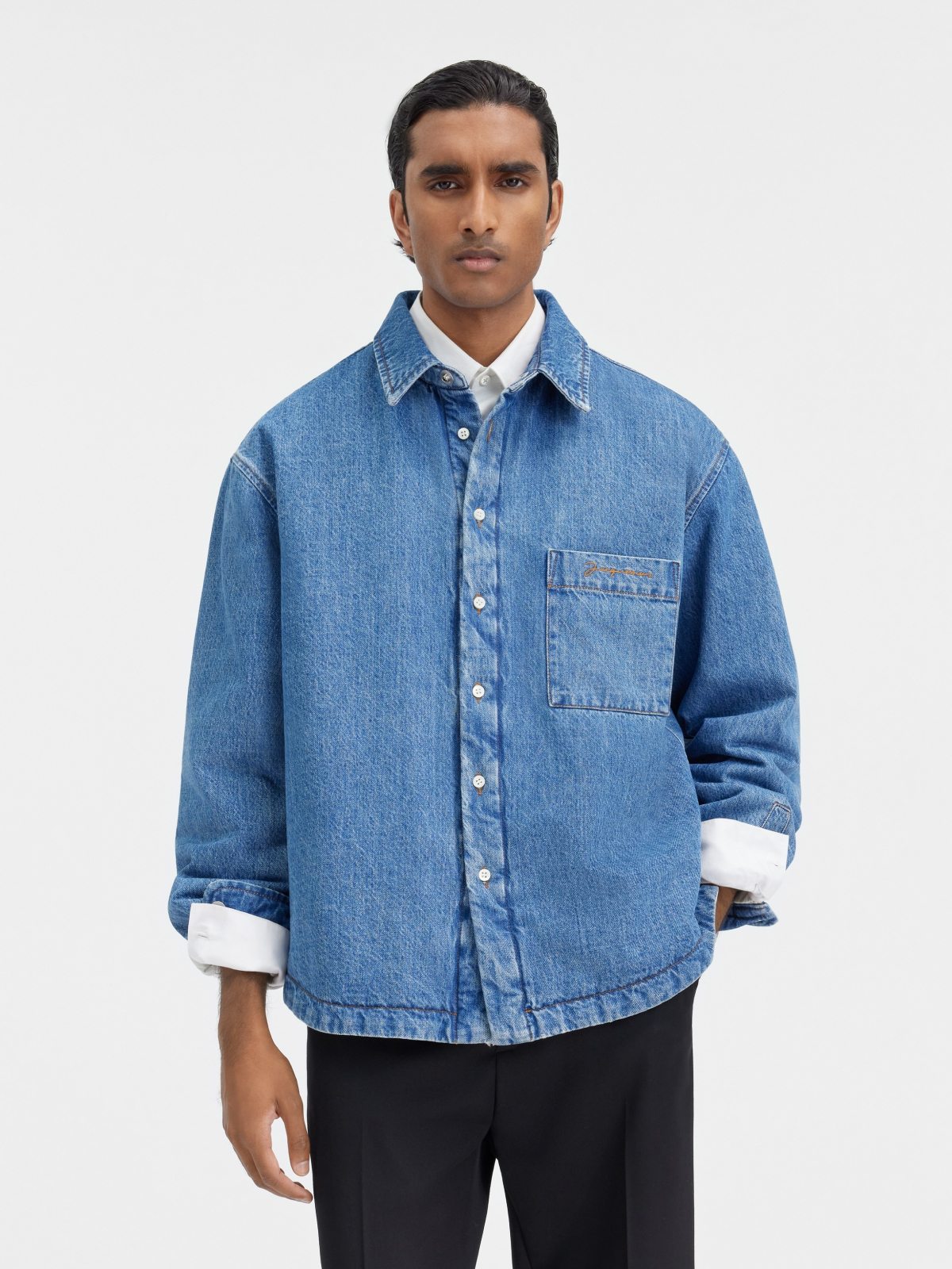 Jacquemus Cotton The La Chemise Boulanger Shirt Jacket - Image 2
