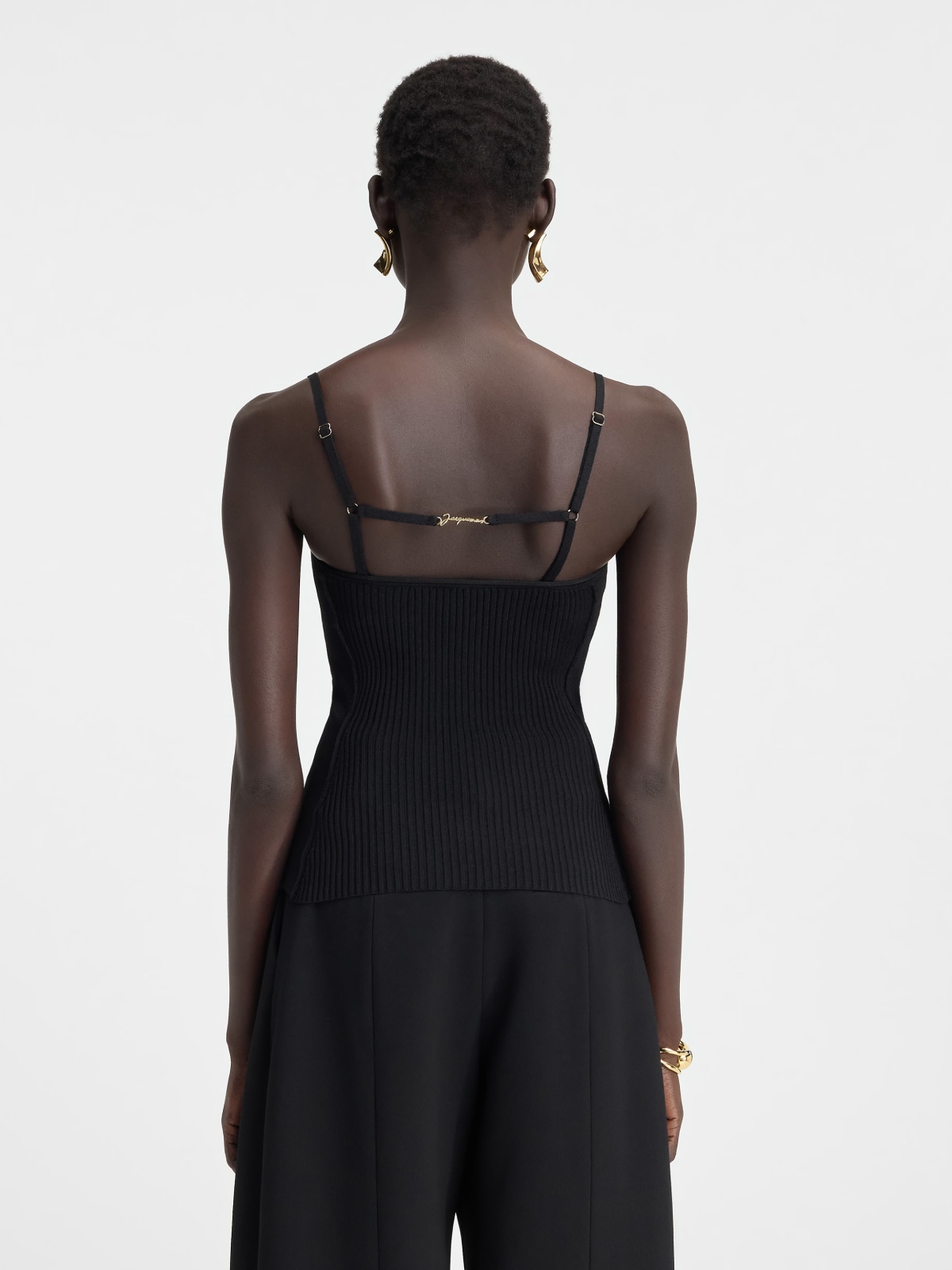 Jacquemus Le Haut Sierra Sleeveless Ribbed Top - Image 3