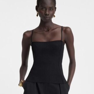 Jacquemus Le Haut Sierra Sleeveless Ribbed Top