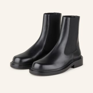 Jil Sander Leather Chelsea Boots with Elastic Panels