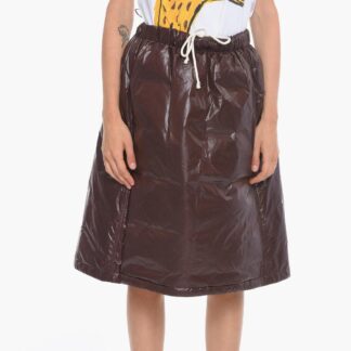 Jil Sander Nylon Puffer Skirt with Goose Down Padding